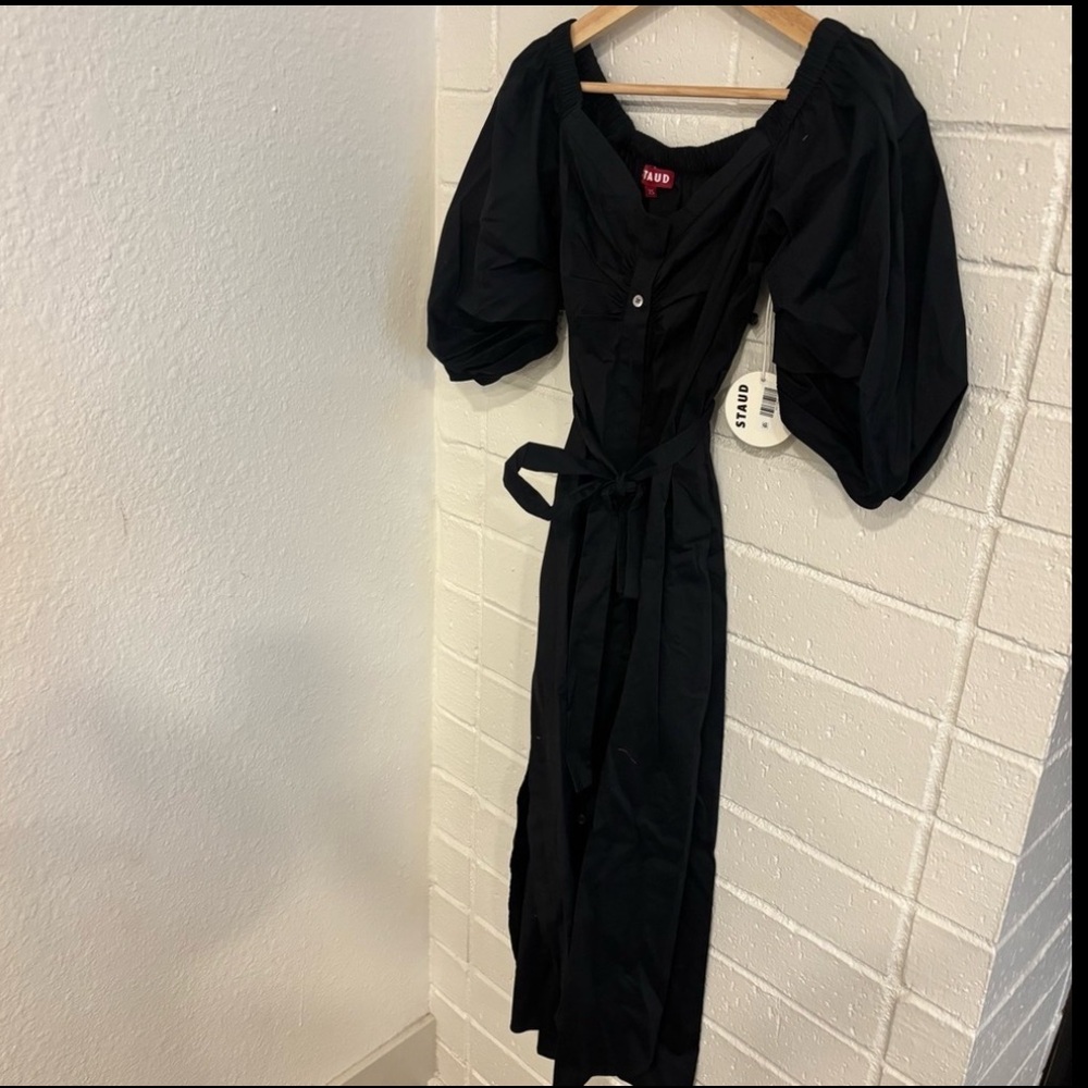 NEW NWT Staud Reese dress in black - Picture 4 of 4